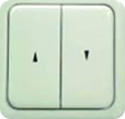 Выключатель для рольставен, клавишный для внутренней проводки